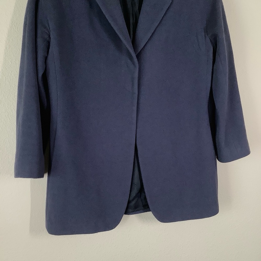 Vintage LAFAYETTE 148 Cashmere Blazer 12 Career Old Money Quiet Luxury NYC Made - Picture 4 of 12